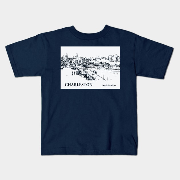 Charleston - South Carolina Kids T-Shirt by Lakeric